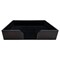 Dacasso Classic Black Leather 17" x 14" Conf. Pad Holder without Coaster Holders A1063 - alternate 1
